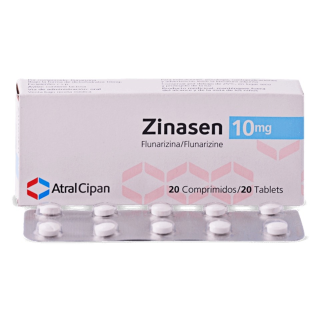 Zinasen 10 Mg Tabletas - Caja 20 UN