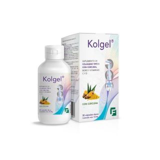 Kolgel Colágeno - Frasco 30 cápsulas.