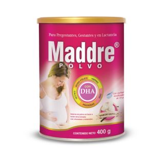 Maddre DHA Polvo Vainilla  - Lata 400 G