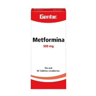 Metformina 500 Mg Tabletas Recubiertas – Caja 30 UN