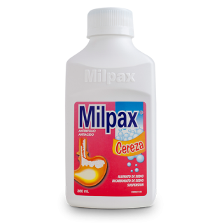 Milpax F Suspensión Oral Cereza - Frasco 360 ML