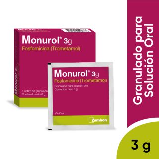 Monurol 3 G Granulado Para Solución Oral - Caja 1 UN