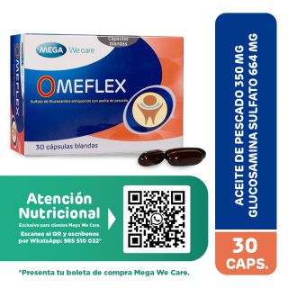 Omeflex Cápsulas Blanda - Caja 30 UN