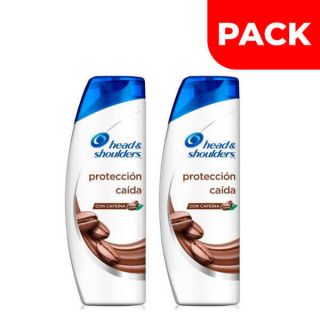 Dúo Pack Shampoo Head & Shoulders Protección Caída - Frasco 375 ML