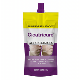 Cicatricure Gel para Cicatrices y Estrías 8ml - Sachet 1 UN