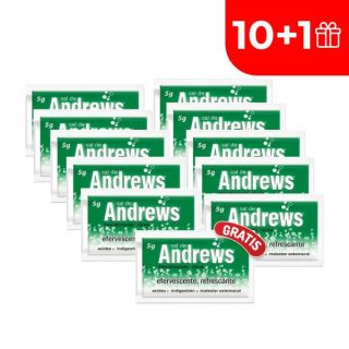 Pack Sal Andrews Clásica 5G -  11 sobres