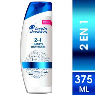 Shampoo Head & Shoulders 2 En 1 Limpieza Renovadora 375 ML