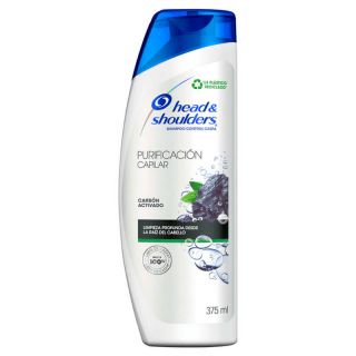 Shampoo Head & Shoulders Purificación Capilar Carbón 375 ML