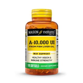 Vitamina A-10000 I.U Cápsulas - Frasco 100 UN