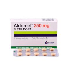 Aldomet 250 Mg Tableta Recubierta - Blíster 10 UN
