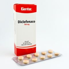 Diclofenaco Retard 100Mg Tabletas de Liberación Extendida - Caja 20 UN