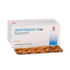 Amlodipino 5 Mg Tableta - Blíster 10 UN