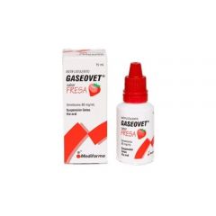 Gaseovet 80Mg/ML Fresa Solución - Frasco 15 ML