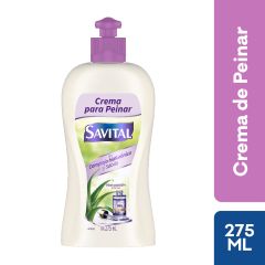 Savital Crema para Peinar Complejo Hialurónico y Sábila - Frasco 275 ML