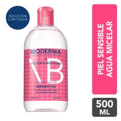 Agua Micelar Bioderma Sensibio H2O Victoria Beckham - Frasco 500 ML