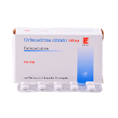 Orfenadrina Citrato 100 Mg - Blíster 10 UN