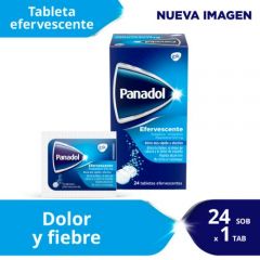 Panadol 500 Mg Tableta Efervescente - Caja 24 UN