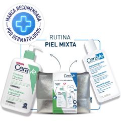 Pack Foaming Cerave Gel Limpiador Espumoso 473 ML + Loción Hidratante 88 ML + Neceser
