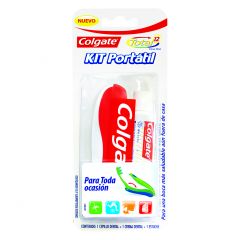 Colgate Kit Portatil Cepillo + Crema Dental - Pack 2 UN