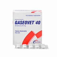 Gaseovet 40 mg Tableta masticable - Blíster 10 UN