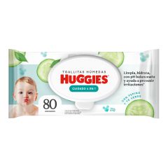 Toallitas Húmedas Huggies 4en1 - Bolsa 80UN