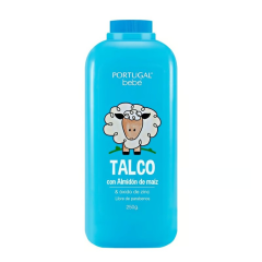 Portugal Bebé Talco Con Almidón de Maíz - Frasco 250 Gr