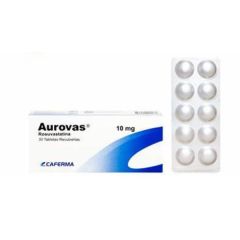Aurovas 10 Mg Tabletas Recubiertas - Caja 30 UN