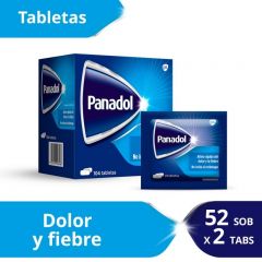 Panadol Adultos 500 Mg - Sobre 2 UN