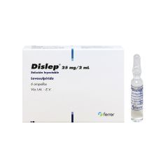 Dislep 25 Mg/ 2 ML Solución Inyectable - Caja 1 Ampolla
