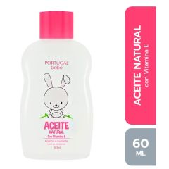 Portugal Bebé Aceite Natural - Frasco 60 ML