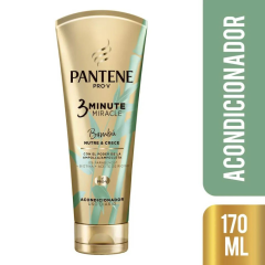 Acondicionador Pantene Pro-V 3 Minute Miracle Bambú - Frasco 170 ML
