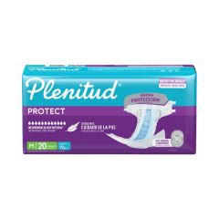 Pañal Plenitud Protect Talla M - Bolsa 20 UN