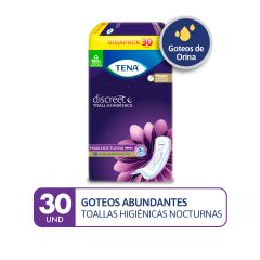 Tena Discreet Maxi Nocturna - Bolsa 30 UN
