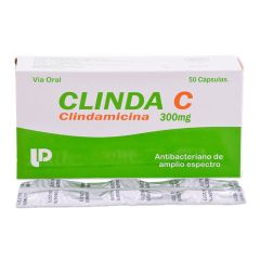 Clinda C 300mg Cápsulas - Blíster 10 UN