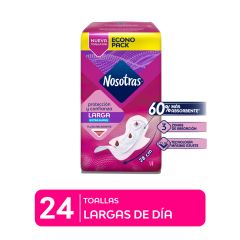 Nosotras Larga Extra Suave Protección y Confianza - Bolsa 24 UN