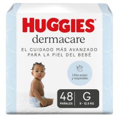 Pañales Huggies Dermacare Talla G 48 UN