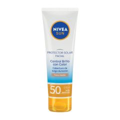 Protector Solar Nivea Sun Control Brillo con color - Frasco 50 Ml