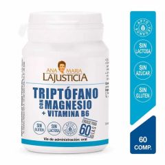 Triptófano + Magnesio y Vitamina B6 Comprimidos - Pote 60 UN