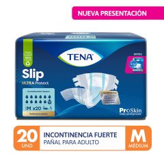 Pañales Tena Slip Ultra Protect Talla M - Bolsa 20 UN