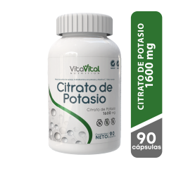 Vita Vital Citrato De Potasio Y Naranja Cápsulas – Frasco 90 Un