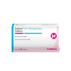 Eutirox 125mcg NF Tableta - Caja 50 UN