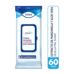 Tena Toallas Húmedas Clásicas - Bolsa 60 UN