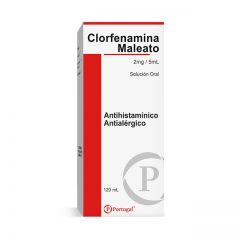 Clorfenamina Jarabe C/C - Frasco 120 Ml