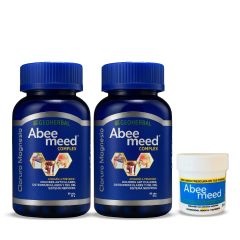 Cloruro de Magnesio Abee Meed Frasco 60 Cápsulas + pomada - Pack 2 UN