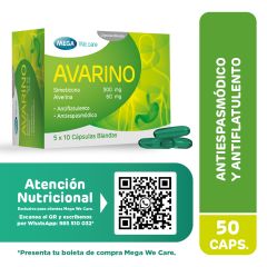 Avarino Cápsulas Blanda - Caja 50 UN