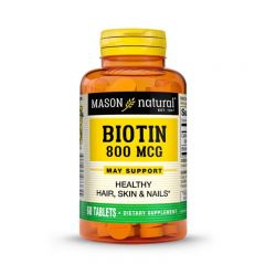 Biotin 800Mg Tabletas - Frasco 60 UN