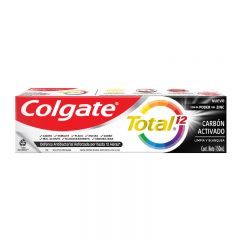 Colgate Crema Total 12 Carbón - Tubo 150 Ml