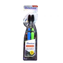 Cepillo Dental Family Doctor de Carbono - 2 UN