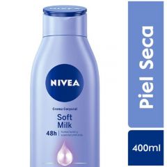 Nivea Crema Corporal Soft Milk Piel Seca - Frasco 400 ML