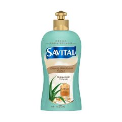 Savital Crema para Peinar Serúm de Aminoácidos y Sábila  - Frasco 275 ML